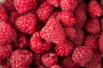 Raspberry fruit background