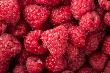 Raspberry fruit background