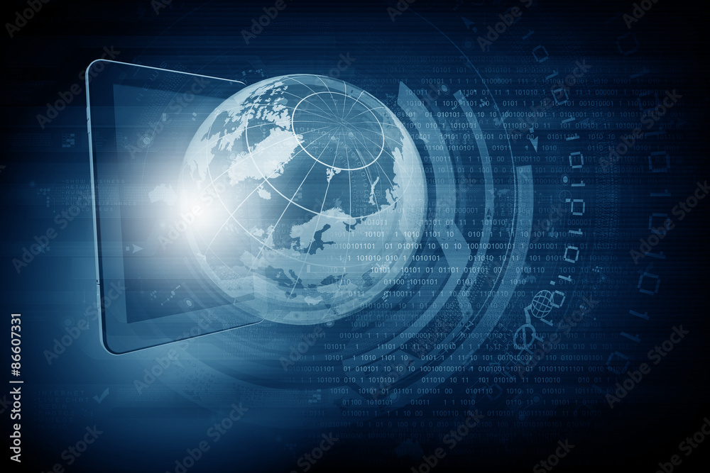 Poster modern networking business