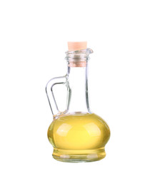 Obraz na płótnie Canvas Olive oil bottle on white (includes clipping path)