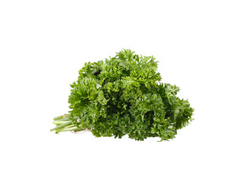 parsley isolated on white background