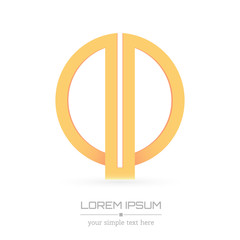 Abstract Creative concept vector image logo of real estate for