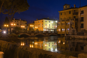 Fototapeta na wymiar Treviso città d'arte da visitare in Veneto Italia