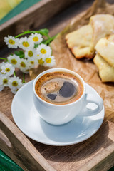 Delicious hot coffee