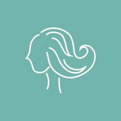 Girl profile icon
