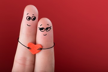 Isolated, human, decoration.