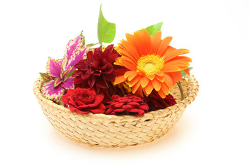 フラワーバスケット