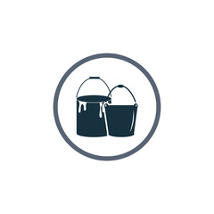 Two bucket icon