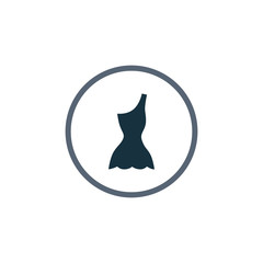 Girl dress icon