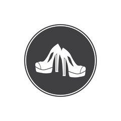 Woman shoes icon