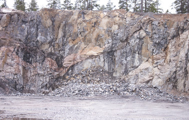 Fototapeta na wymiar Stone mine