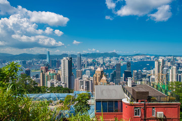 View of Hong Kong during sunny day