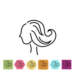 Girl profile icon