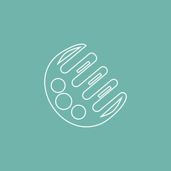 Hairbrush icon