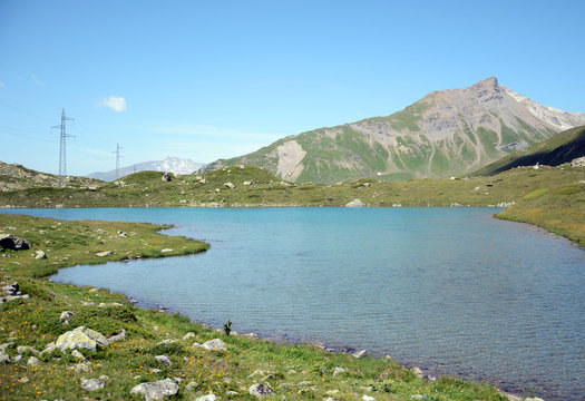 Julierpass mit Piz Bardella
