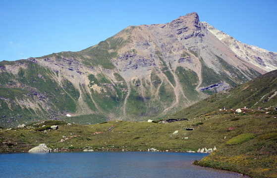 Julierpass mit Piz Bardella