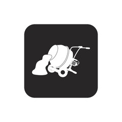 Concrete mixer icon