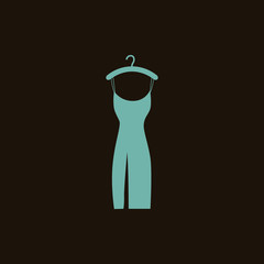 Girl dress icon