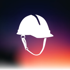 Construction helmet icon