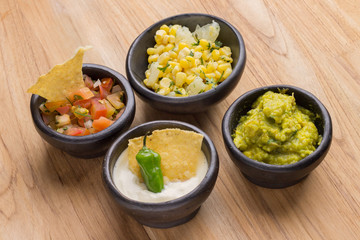 Guacamole comida mexicana