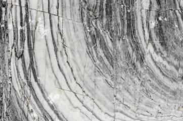 The cut marble rock.