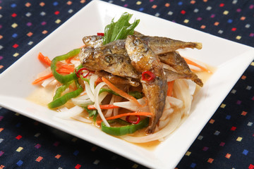 豆アジの南蛮漬け