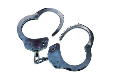 shackle on isolate white background