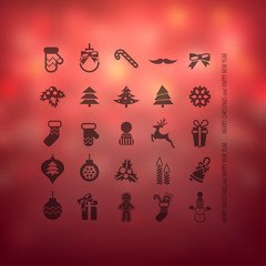 Christmas Icons Set