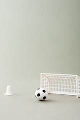 サッカーのミニチュア