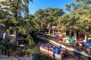 Fotobehang  Riverwalk San Antonio © f11photo
