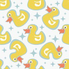 duck seamless pattern