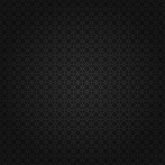 Pattern geometric black background, vector