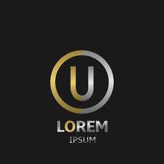 Obraz premium Letter U