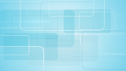 rectangular shapes on blue background