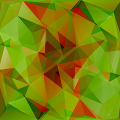 green and red background