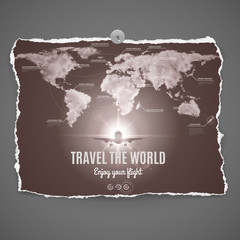 Travel the world design