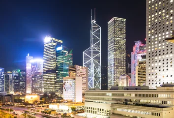 Foto op Plexiglas Hong Kong Central at twilight © jakartatravel
