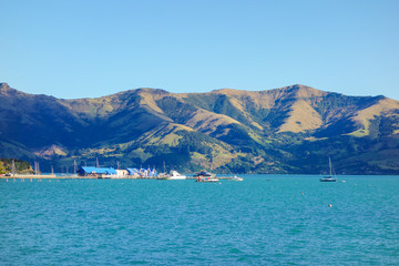 Bay harbour in Akaroa
