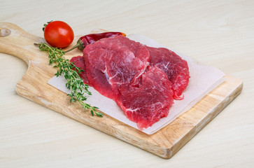 Raw beef