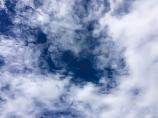 Fototapeta premium Cloud in the sky.