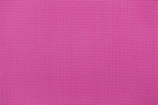 Pink Yoga Mat Closeup.