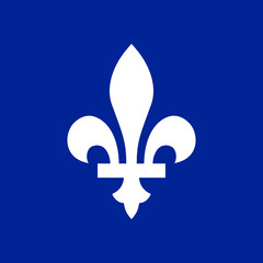 The fleur-de-lis of Quebec