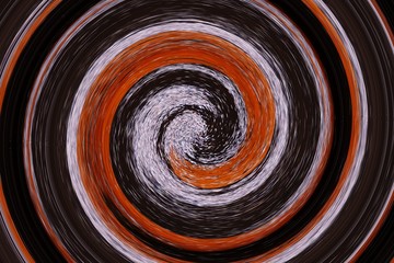 abstract spiral black