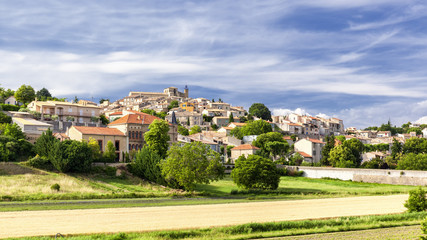 Fototapeta na wymiar Valensole village in the Vaucluse in France