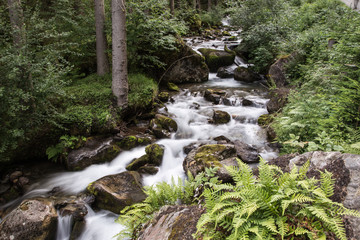 River coming down from the mountain