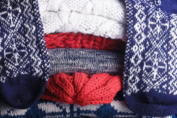 needlework texture wool sweater knitting