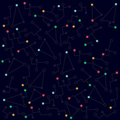 Outer space. Pattern texture in style flat