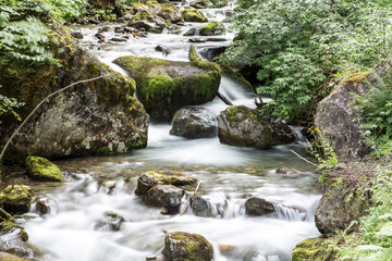 Water with big stones