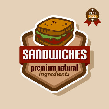 sandwiches label