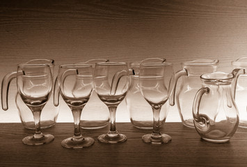 glassware collection